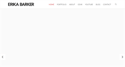 Desktop Screenshot of erikabarker.com